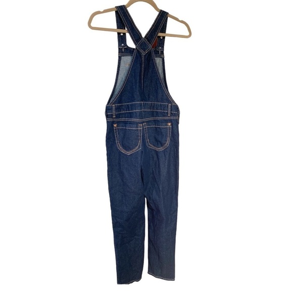 Jordache Girls Overall Gold Patch Blue Size XL (14/16) - Picture 9 of 14
